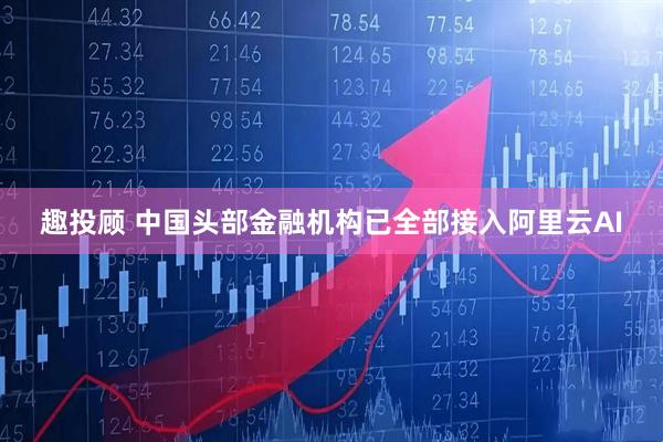 趣投顾 中国头部金融机构已全部接入阿里云AI
