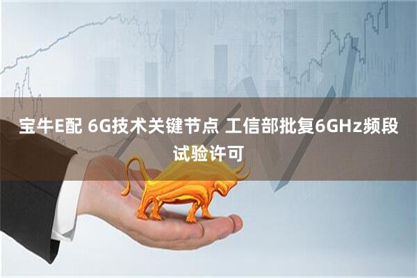 宝牛E配 6G技术关键节点 工信部批复6GHz频段试验许可